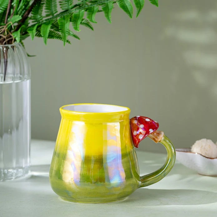 Istanbul Porcelain Tropical Mug 400 ML Green