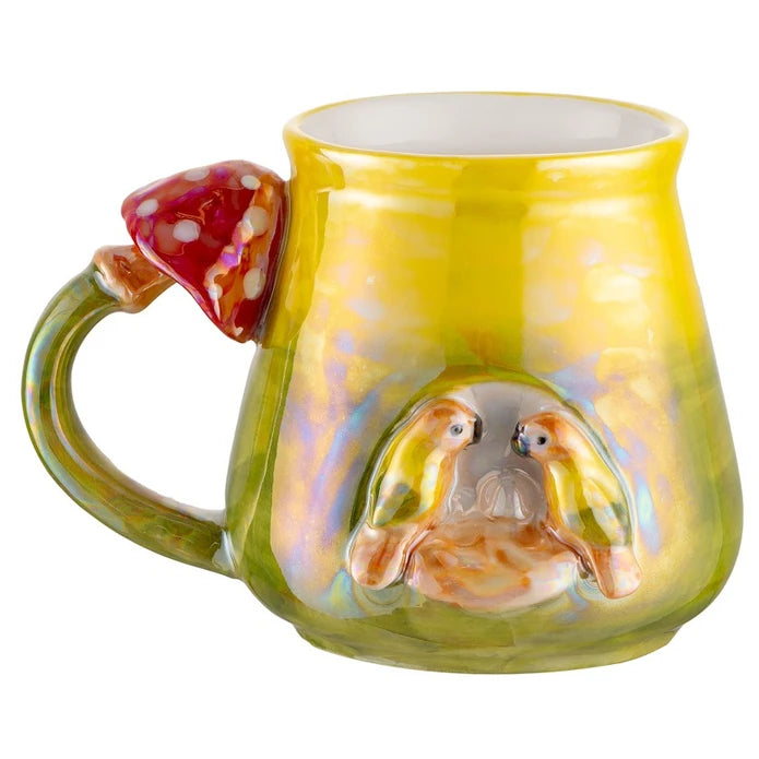 Istanbul Porcelain Tropical Mug 400 ML Green