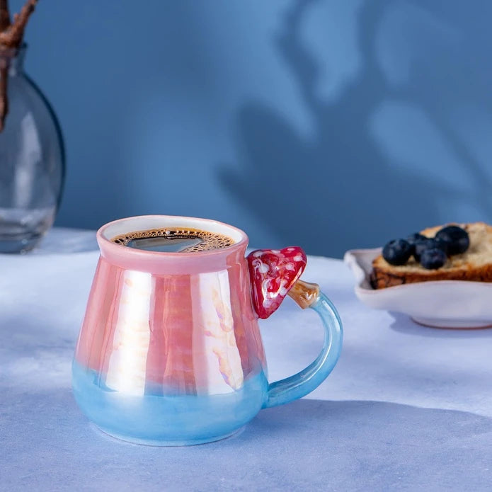 Istanbul Porcelain Tropical Mug 400 ML Pink