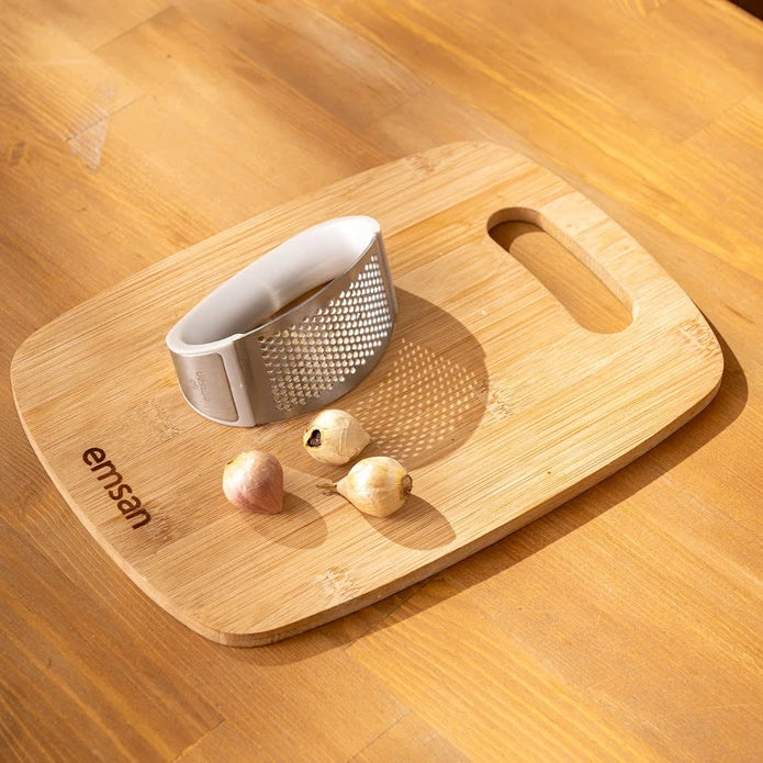 Emsan Soft Stainless Steel Garlic Press