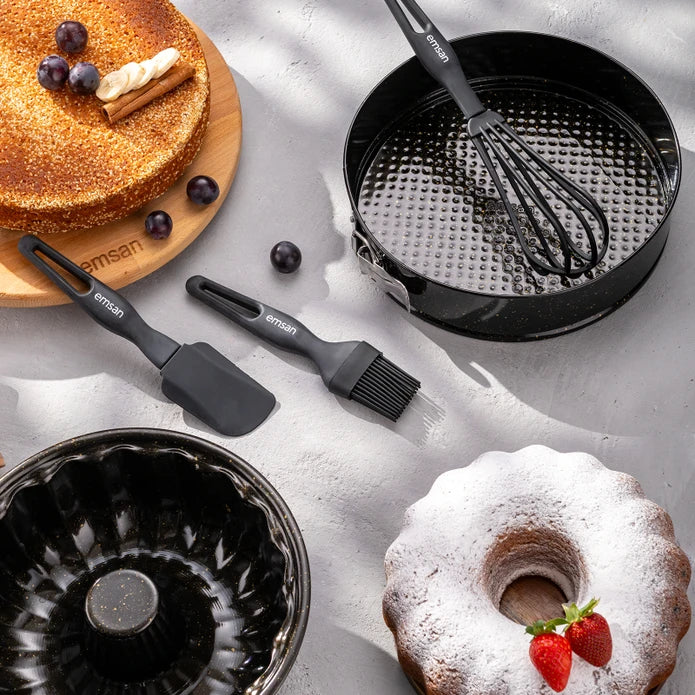 Emsan Welldone 5-Piece Cake Set