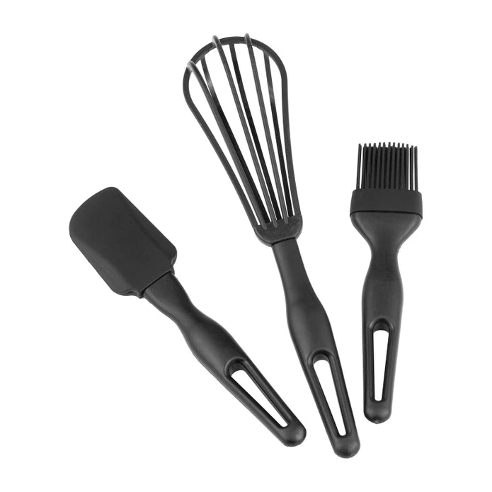 Emsan Cherry 3-Piece Spatula and Whisk Set