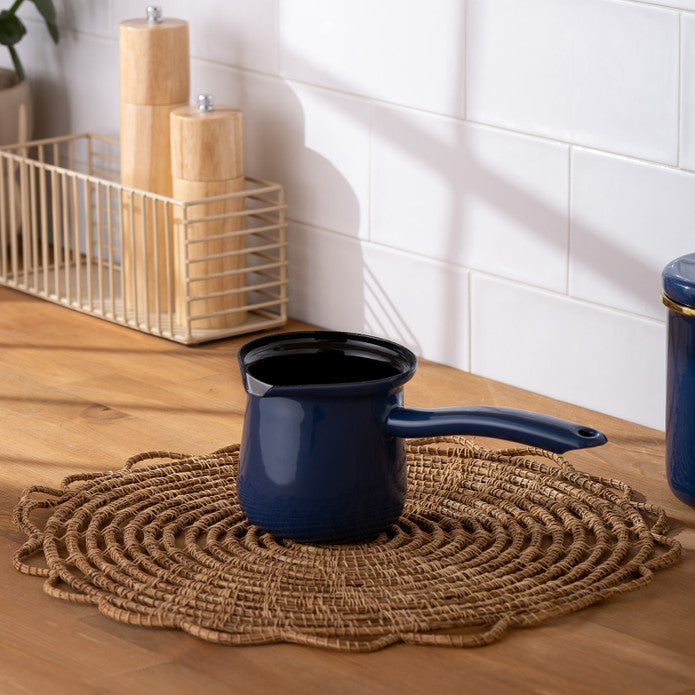 Emsan Hasbahçe Enamel Coffee Pot – 10 cm