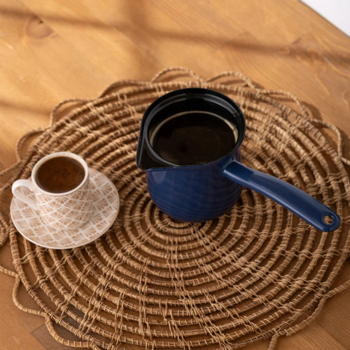 Emsan Hasbahçe Enamel Coffee Pot – 10 cm