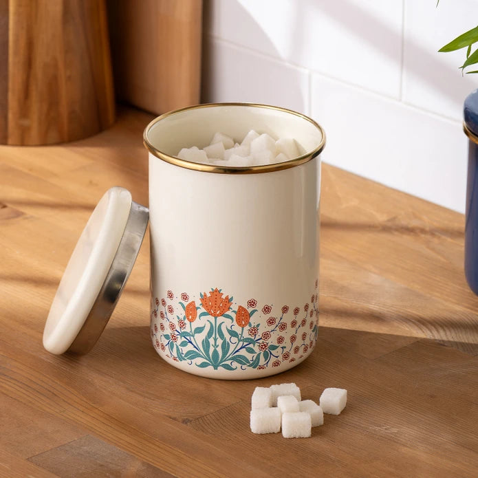 Emsan Hasbahçe Large Size Enamel Jar