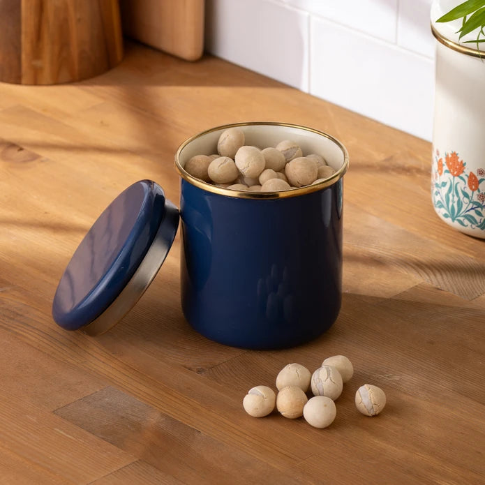 Emsan Hasbahçe Medium-Sized Enamel Jar