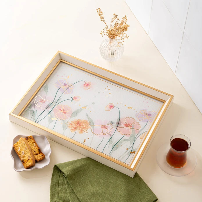 Emsan Flora Tray Gold – 31×46 cm