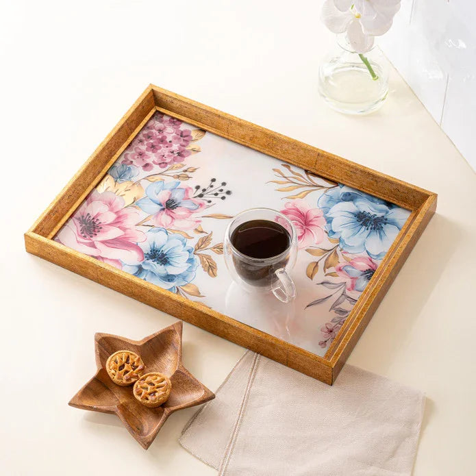 Emsan Miranda Tray Gold – 31×46 cm - Emsan Jordan