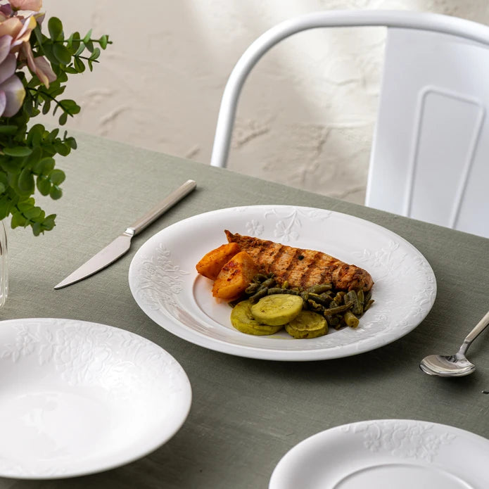 Istanbul Porcelain Magnolia Serving Plate 26 cm