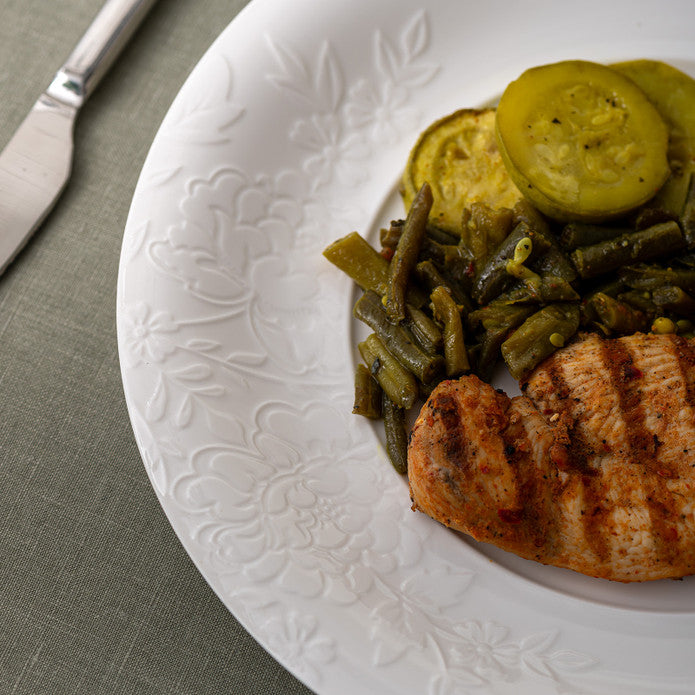 Istanbul Porcelain Magnolia Serving Plate 26 cm