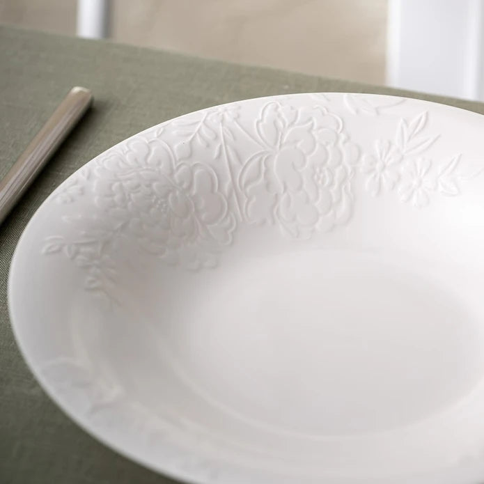Istanbul Porcelain Magnolia Deep Plate 22 cm