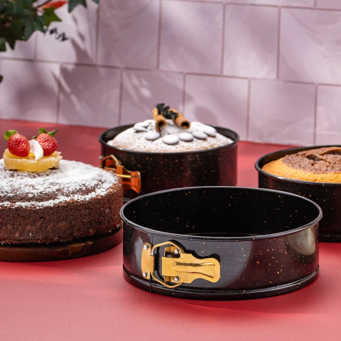 Emsan Circle 3-Piece Springform Cake Pan Set – 16, 18, 20 cm