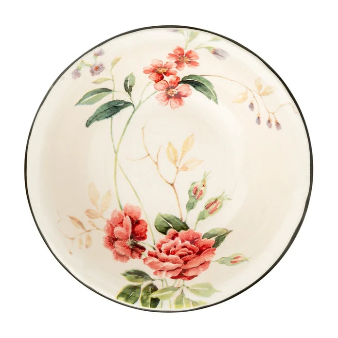 Istanbul Porcelain Heybeli 24-Piece Dinner Set for 6 People