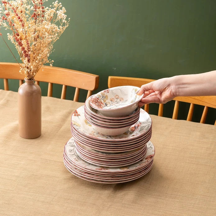 Istanbul Porcelain Ayasofya 24-Piece Dinner Set for 6 People