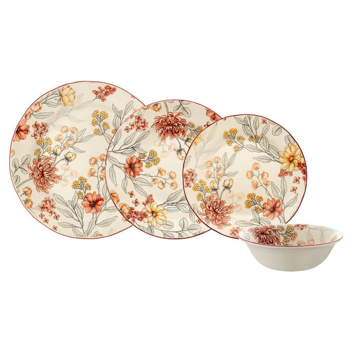 Istanbul Porcelain Ayasofya 24-Piece Dinner Set for 6 People