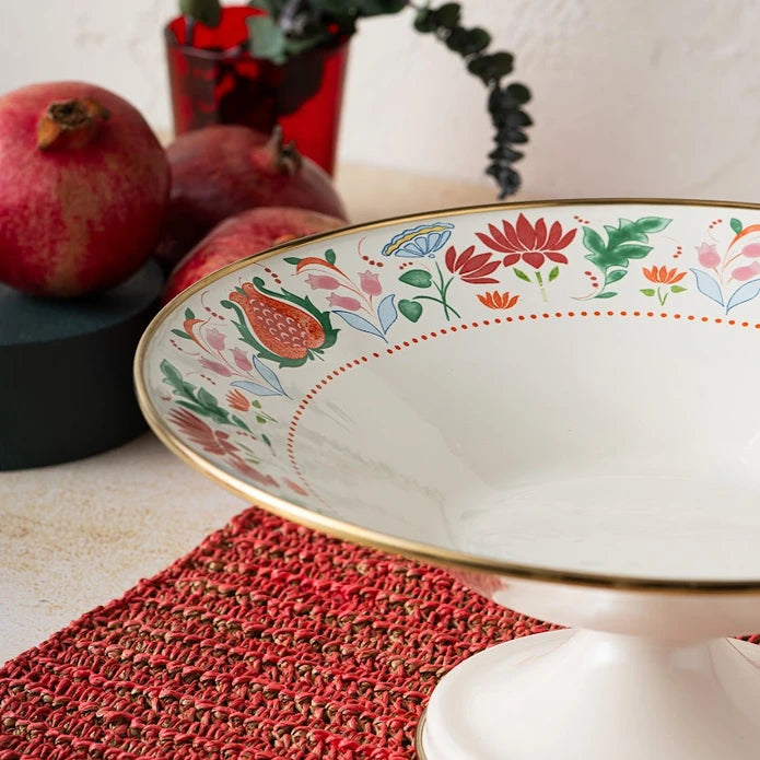 Emsan Nar Enamel Fruit Bowl 32 cm