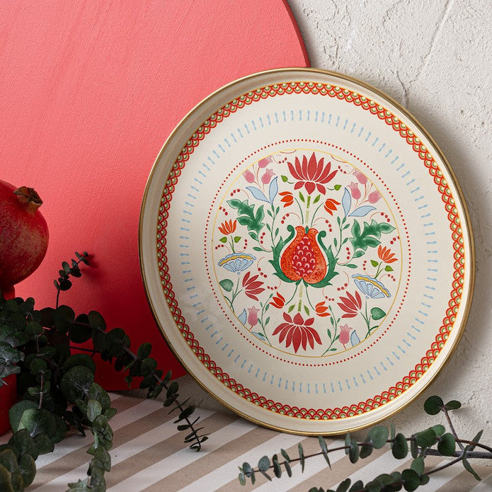 Emsan Nar Enamel Serving Plate 26 cm