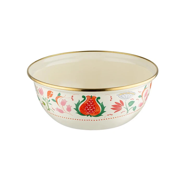 Emsan Nar Enamel Salad Bowl 22 cm