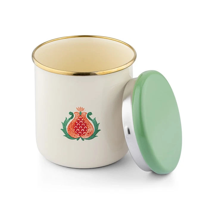 Emsan Nar Enamel Medium Flat Jar