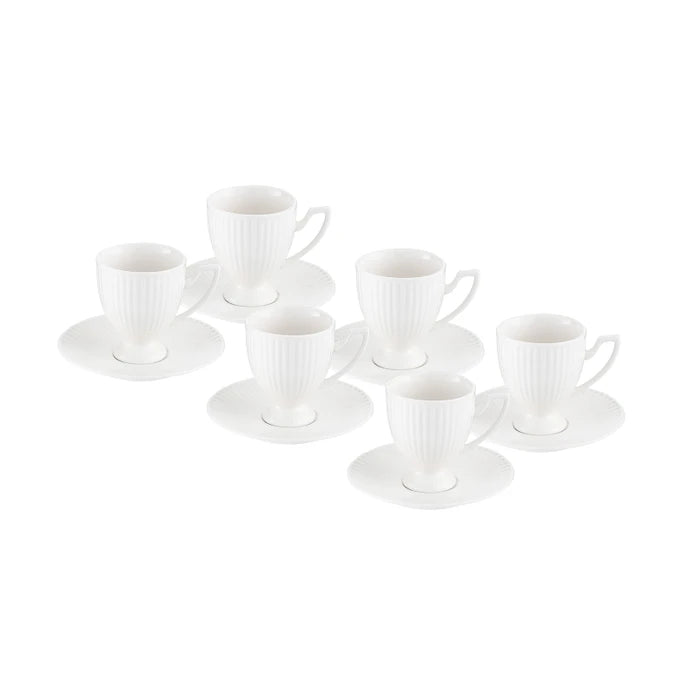 Istanbul Porcelain Mahir 6-Person Coffee Cup Set 90 ml