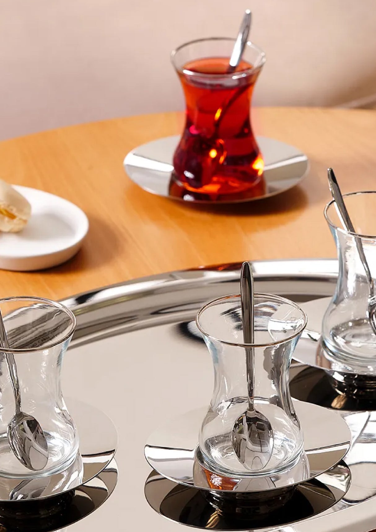 Emsan Abbie 19-Piece Tea Set 125 ml Platinum