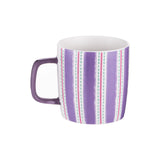 Emsan Striped New Bone Mug 350 ml Purple