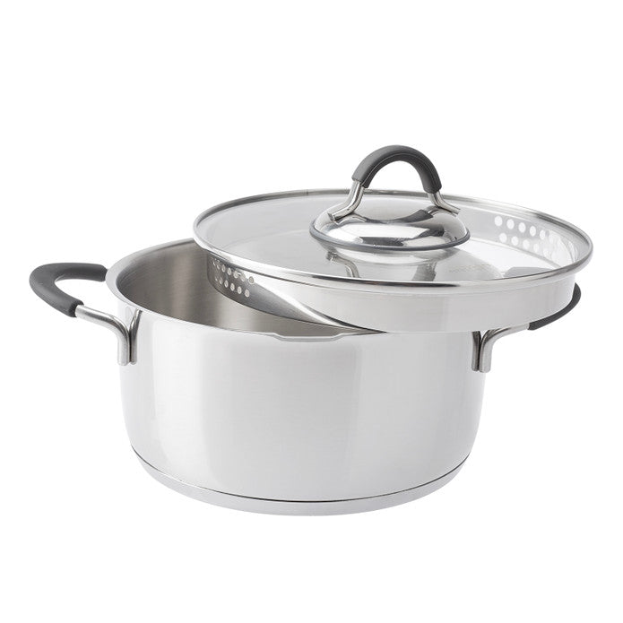 Emsan Unique 8-Piece Stainless Steel Cookware Set