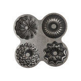 Emsan Griss One Four Cast Cake Mold – Gold – 4 Pieces