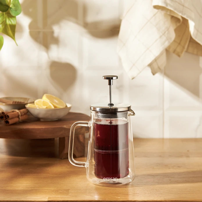Emsan Double Glass French Press – 350 ml