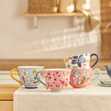 Emsan Garden New Bone Mug 435 ml Navy Blue