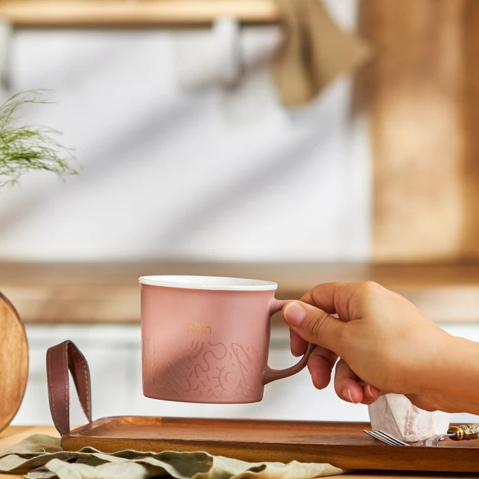 Emsan Wish New Bone Mug 350 ml Coral