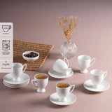 Istanbul Porcelain Mahir 6-Person Coffee Cup Set 90 ml
