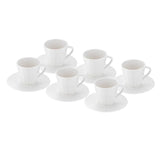 Istanbul Porcelain İzel 6-Piece Coffee Cup Set 90 ml