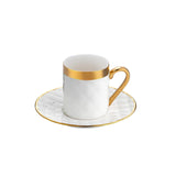 Istanbul Porcelain Asude 6-Person Coffee Cup Set 90 ml