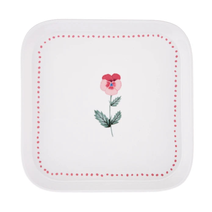 Emsan Viola 30-Piece Porcelain Breakfast Set for 6 People