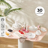 Emsan Florist 30-Piece Porcelain Breakfast Set for 6 People