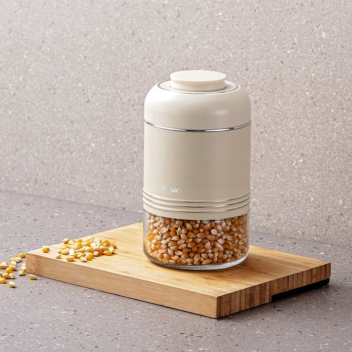 Emsan Moko 650 ml Storage Jar – Ecru