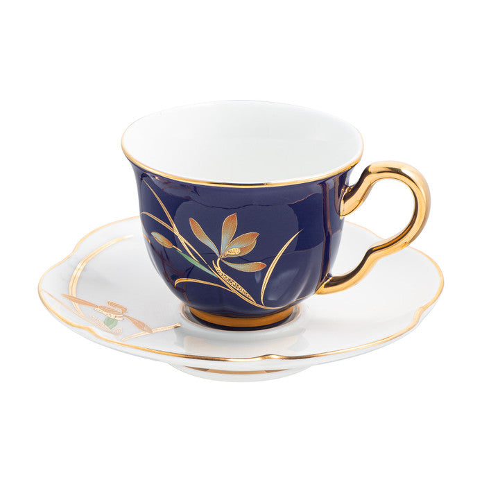 Istanbul Porcelain Berin 2-Person Coffee Cup Set Cobalt 90 ml