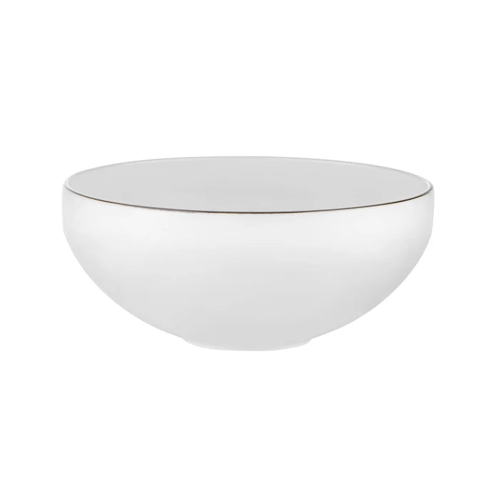 Emsan Fine Bone Freya 18-Piece Round Dinner Set Platinum for 6 People