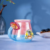 Istanbul Porcelain Tropical Mug 400 ML Pink