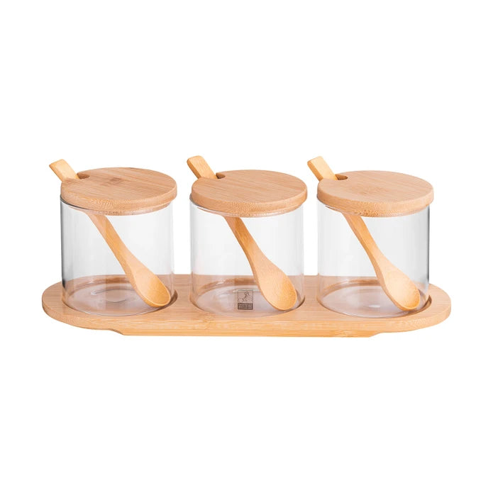Emsan Lia 3-Piece Borosilicate Spice Set