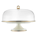 Emsan Hasbahçe Enamel Cake Stand with Dome – 31 cm