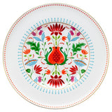 Istanbul Porcelain Nar Fine Bone Serving Plate Blue – 27 cm