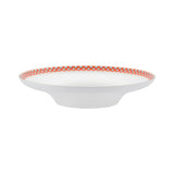 Istanbul Porcelain Nar Fine Bone Deep Plate Red 22 cm