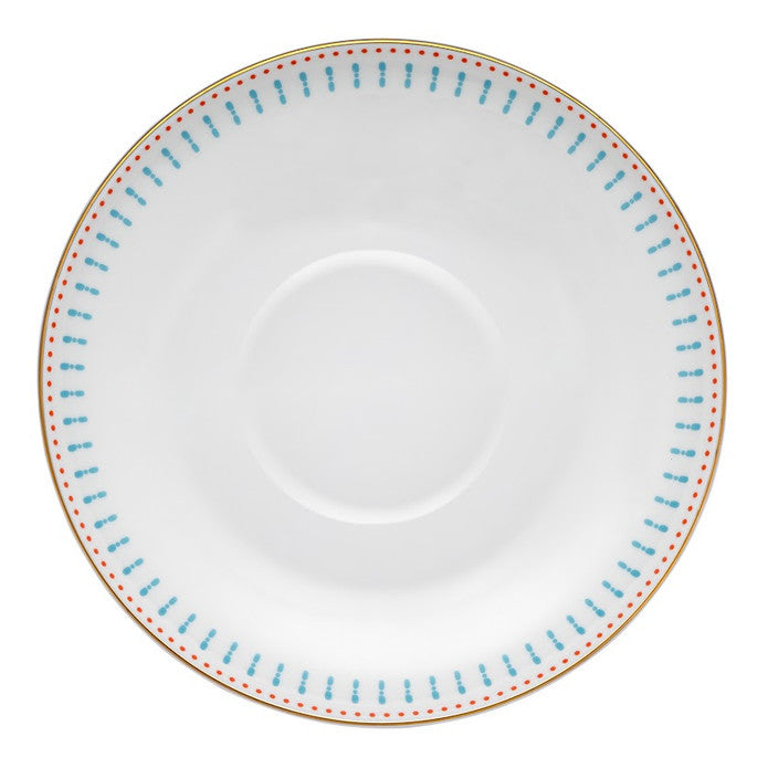 Istanbul Porcelain Nar Fine Bone Bowl Blue 14 cm