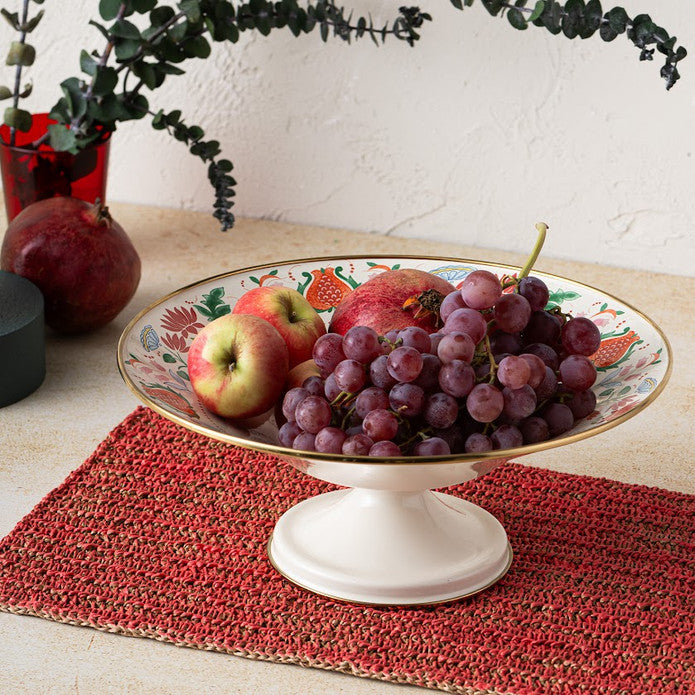Emsan Nar Enamel Fruit Bowl 32 cm
