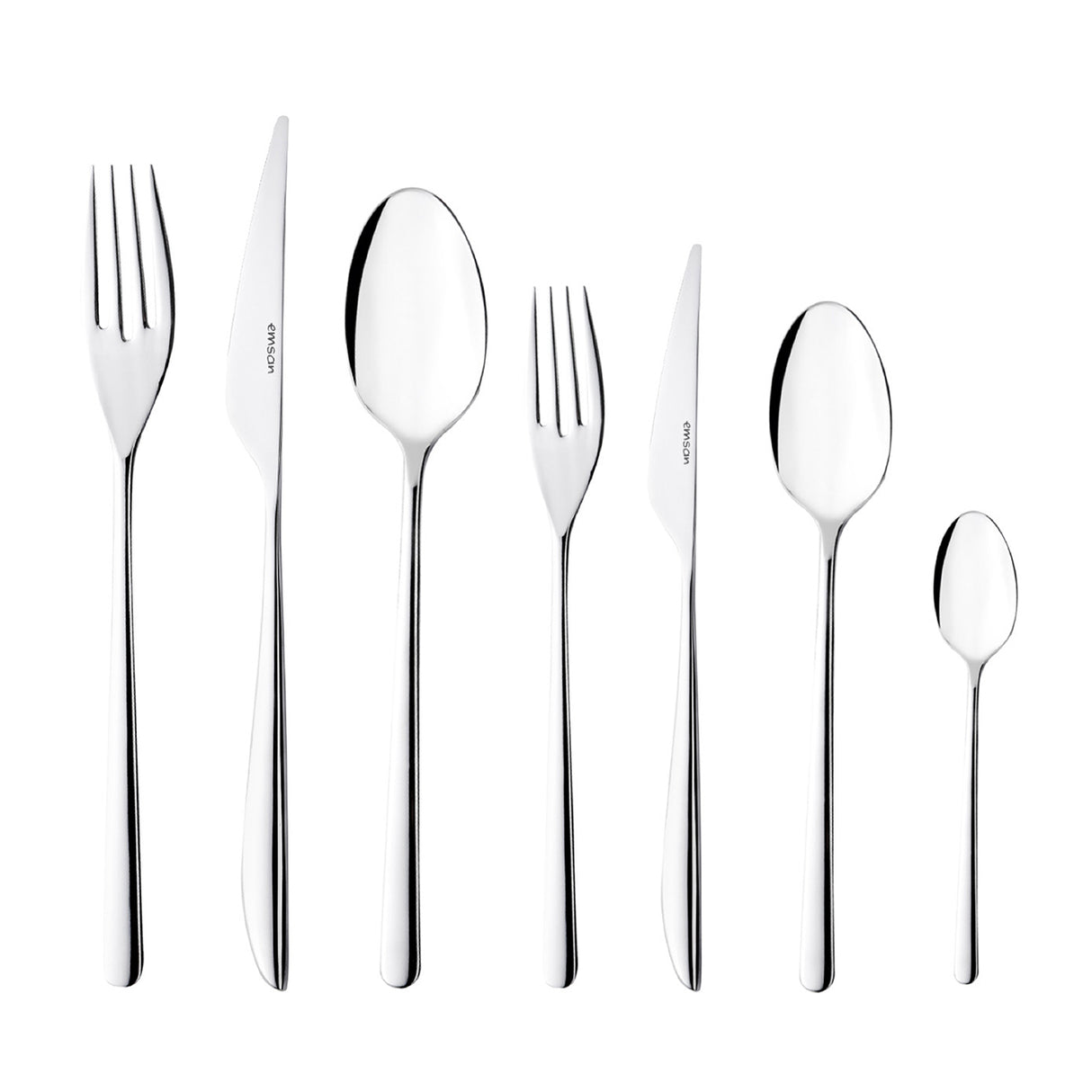 Emsan Elegance Bello 84-Piece Cutlery Set for 12 People – Luxury Boxed