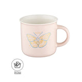 Emsan Butterfly Mug, Pink Patterned