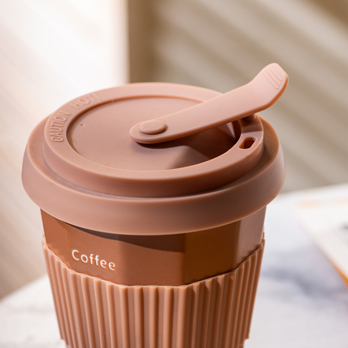 Emsan Coffee Mug, Light Brown