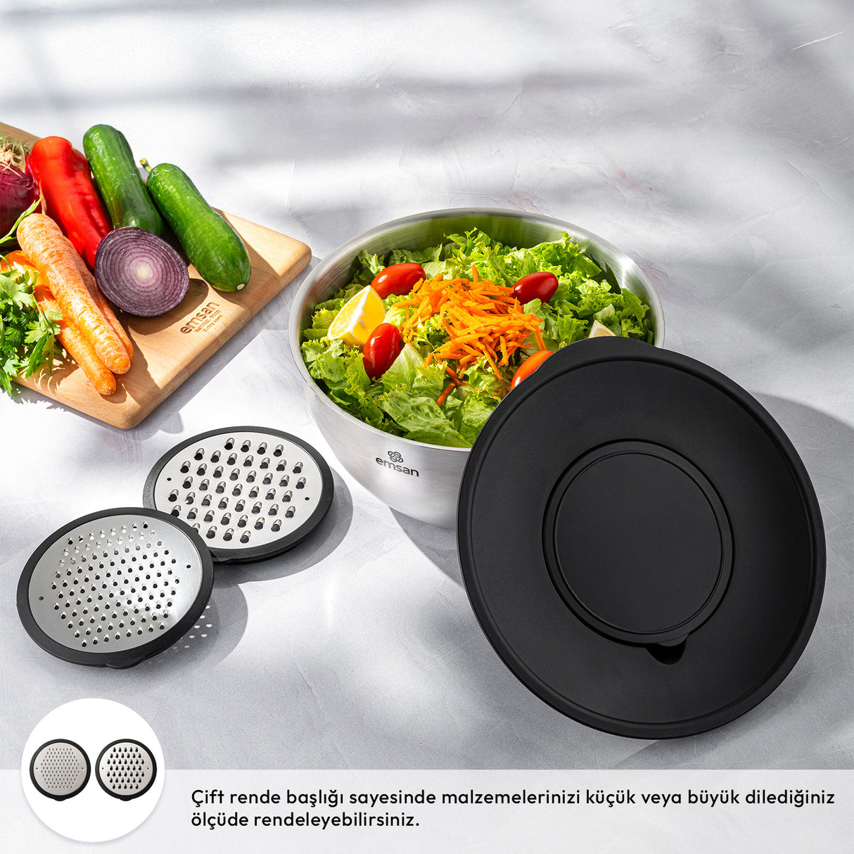 Demre 3In1 Multipurpose Storage Container, Black